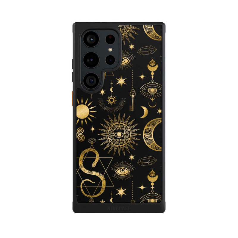 Galaxy S23 Ultra NIVOcore Soleil et Lune Célestes Steampunk