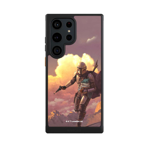 Samsung Galaxy S23 Ultra NIVOcore Der Mandalorianer und Grogu Sonnenguntergang Wolken