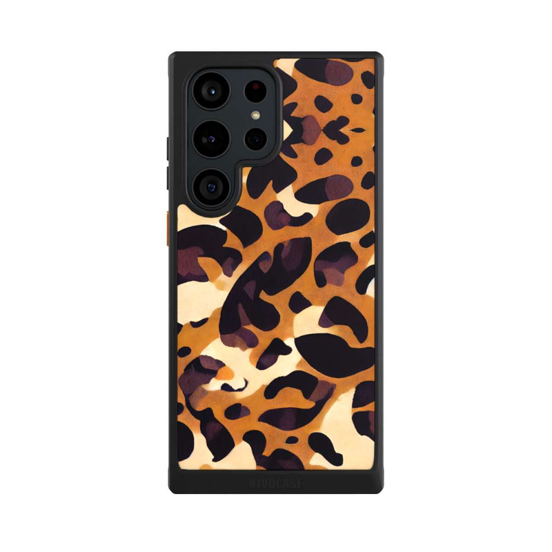 Galaxy S23 Ultra NIVOcore motif lion marron clair