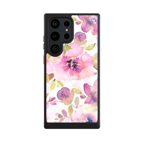 Samsung Galaxy S23 Ultra NIVOcore Pink Flowers Wallpaper