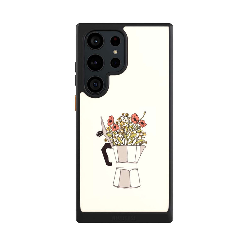 Galaxy S23 Ultra NIVOcore Fleurs Moka