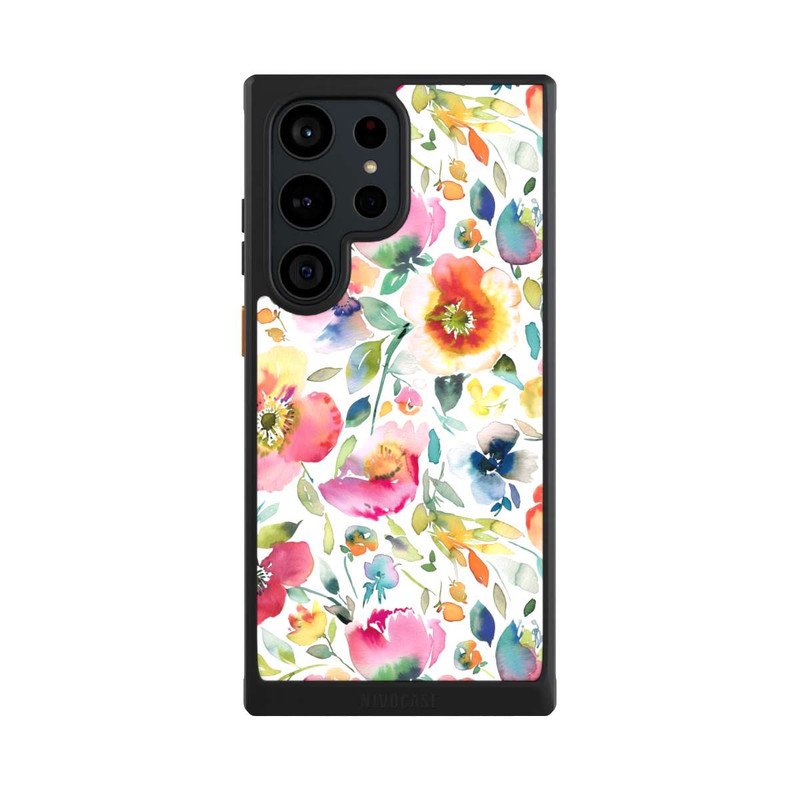 Galaxy S23 Ultra NIVOcore Psychedelic Poppies Multicolor