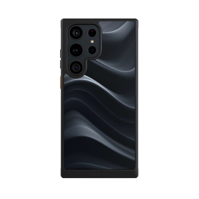 Galaxy S23 Ultra NIVOcore Black Waves Texture