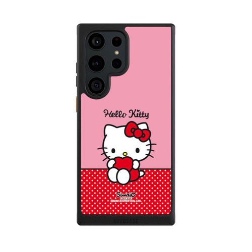 Samsung Galaxy S23 Ultra NIVOcore Hello Kitty sitzend mit Herz