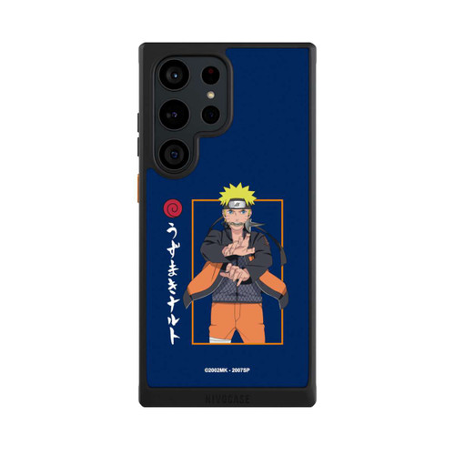 Samsung Galaxy S23 Ultra NIVOcore Naruto Position de Combat bleu