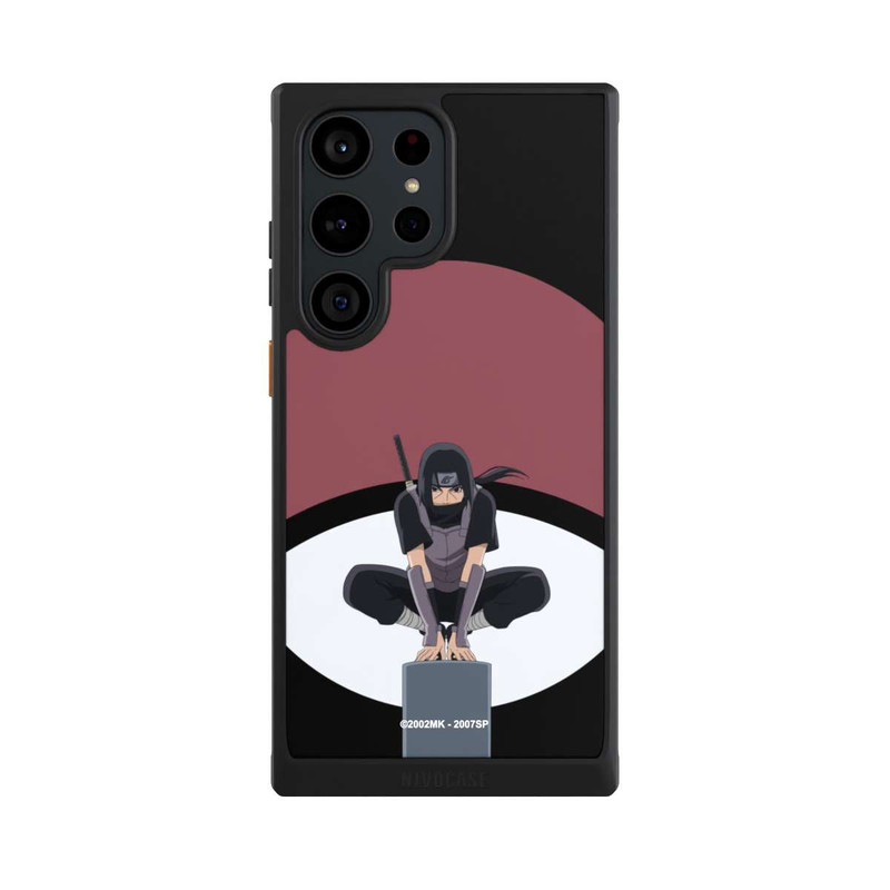 Galaxy S23 Ultra NIVOcore Symbole Itachi Uchiha noir