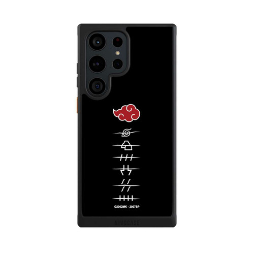 Samsung Galaxy S23 Ultra NIVOcore Akatsuki Mitgliedssymbole Schwarz