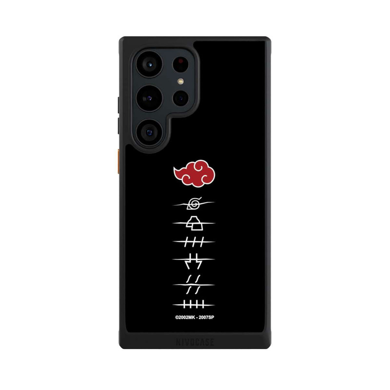 Galaxy S23 Ultra NIVOcore Akatsuki Member Symbols Black