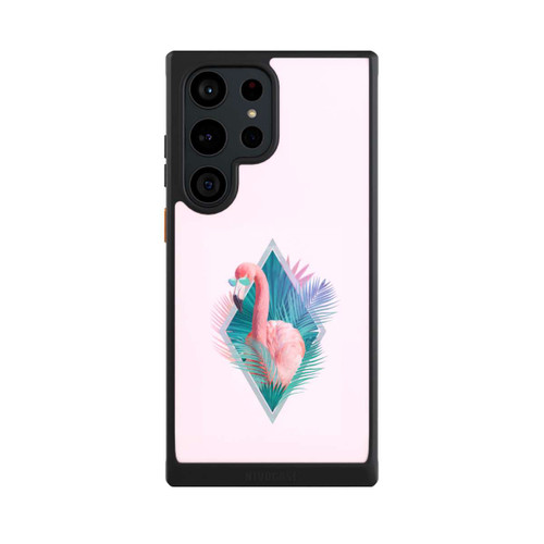 Samsung Galaxy S23 Ultra NIVOcore Tropical Leaves Flamingo