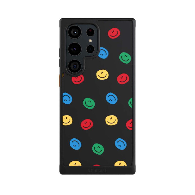 Galaxy S23 Ultra NIVOcore Smile Pattern Colorful