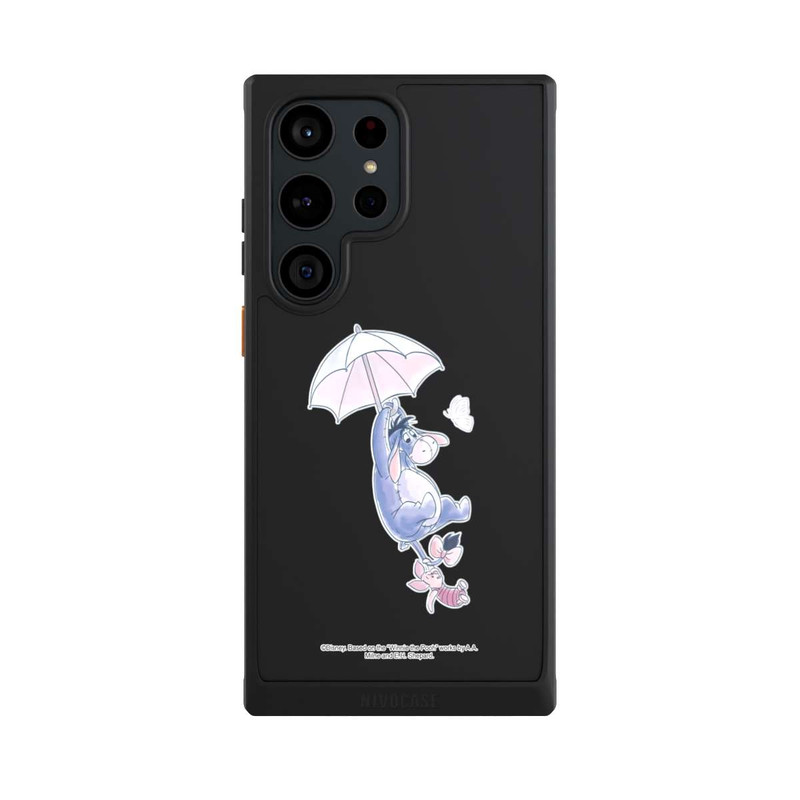 Galaxy S23 Ultra NIVOcore Winnie Pooh Eeyeore Find Happiness Transparent