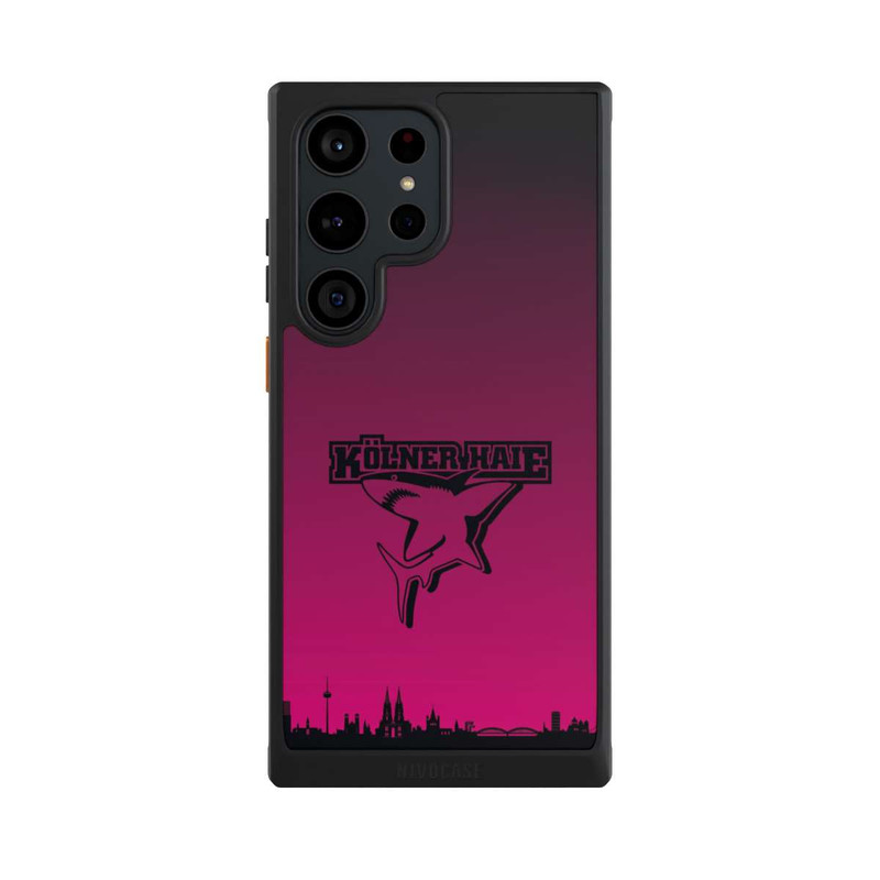 Galaxy S23 Ultra NIVOcore Kölner Haie Skyline Pink
