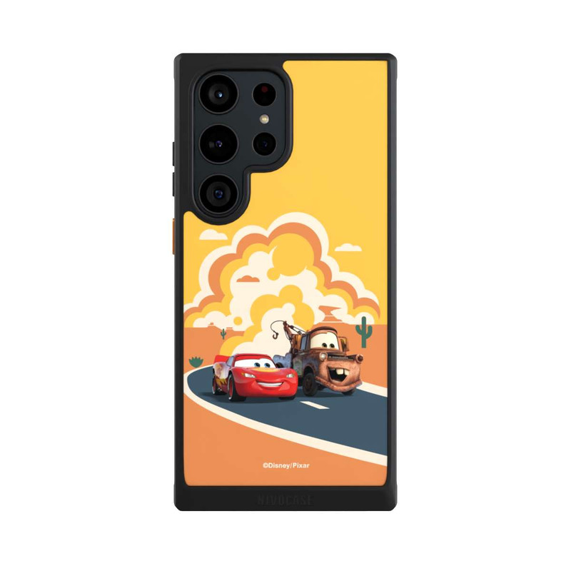 Galaxy S23 Ultra NIVOcore Disney Cars Lightning McQueen Und Hook on the Road