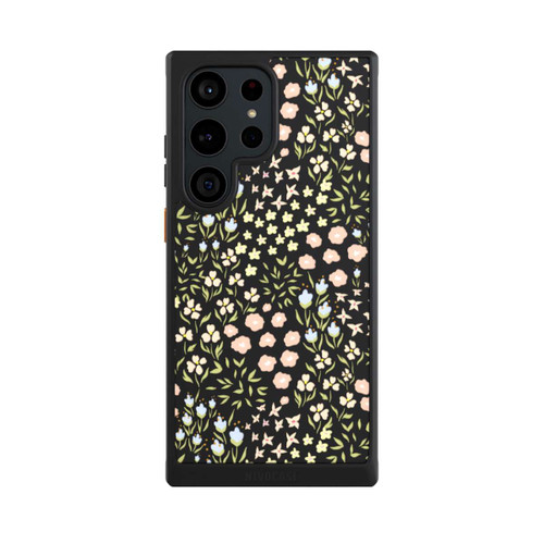 Samsung Galaxy S23 Ultra NIVOcore Blumenmuster Pastell Transparent