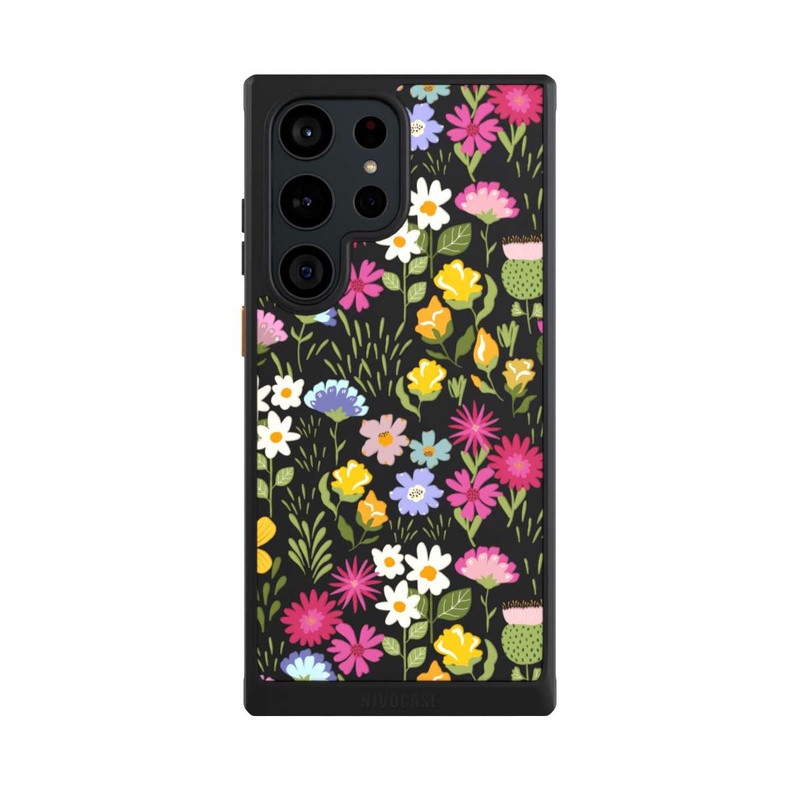 Galaxy S23 Ultra NIVOcore Bunte Sommerblumen Transparent