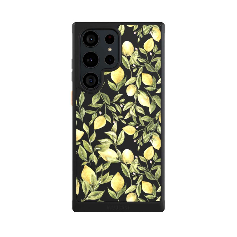 Galaxy S23 Ultra NIVOcore Lemon Summer Pattern Transparent