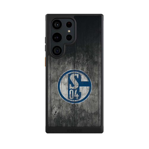 Samsung Galaxy S23 Ultra NIVOcore Schalke 04 Holz Look