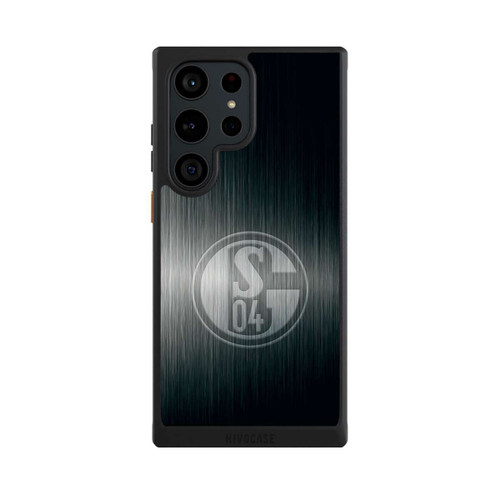 Samsung Galaxy S23 Ultra NIVOcore Schalke 04 Metall Look