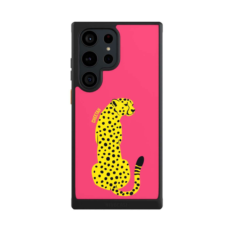 Galaxy S23 Ultra NIVOcore Colourful Yellow Cat