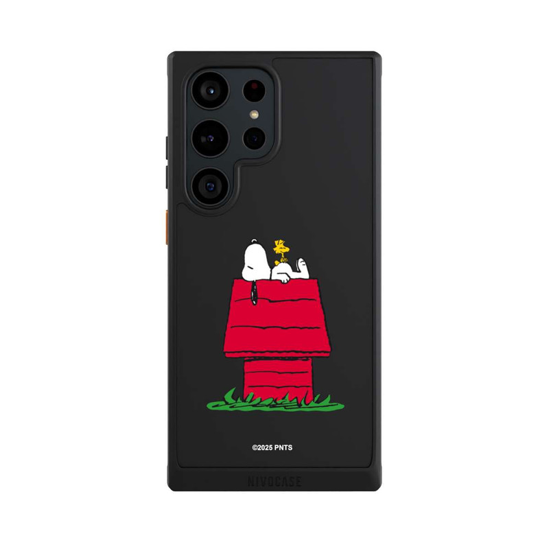 Galaxy S23 Ultra NIVOcore Snoopy and Woodstock Classic transparent