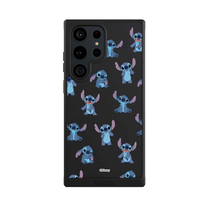 Galaxy S23 Ultra NIVOcore Stitch Faces Pattern Transparent