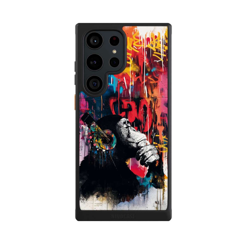 Galaxy S23 Ultra NIVOcore Chimp Blue Streetart