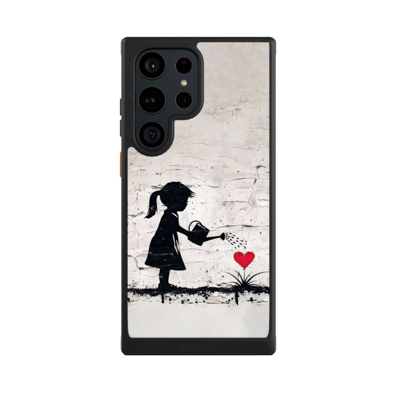 Galaxy S23 Ultra NIVOcore Girl Watering Bunch of Flowers 