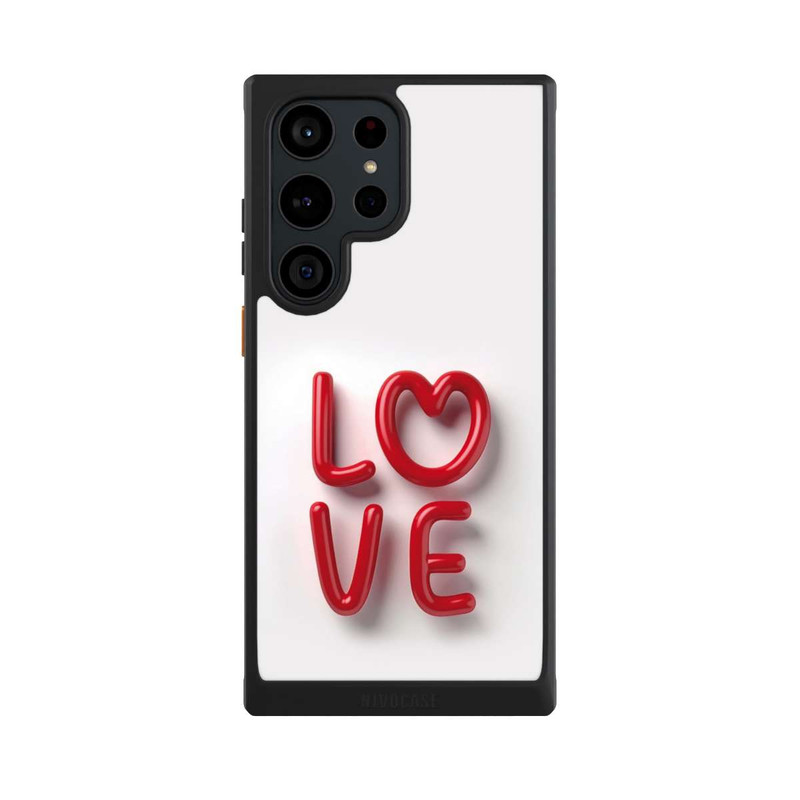 Galaxy S23 Ultra NIVOcore Love Statement Red with AI