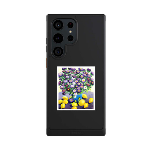 Samsung Galaxy S23 Ultra NIVOcore Purple Asters and Lemons by Christopher Ryland