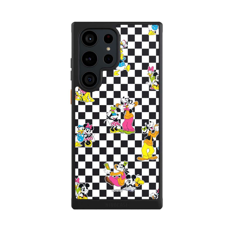 Galaxy S23 Ultra NIVOcore Donald and Friends Pattern Black and White