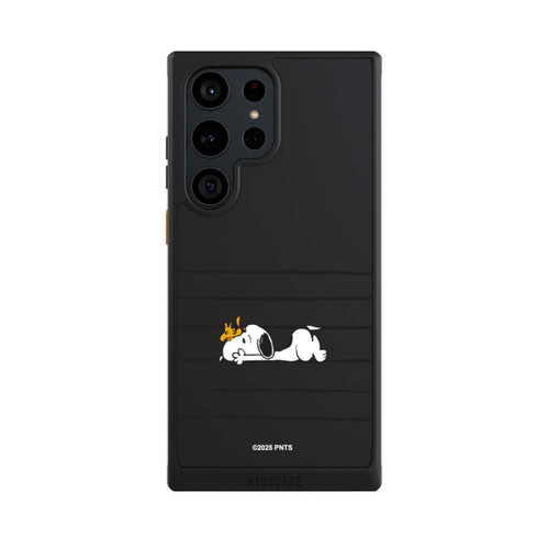 Samsung Galaxy S23 Ultra NIVOcore Snoopy Woodstock Stripes Peanuts Transparent