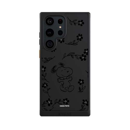 Samsung Galaxy S23 Ultra NIVOcore Snoopy und Flowers Transparent