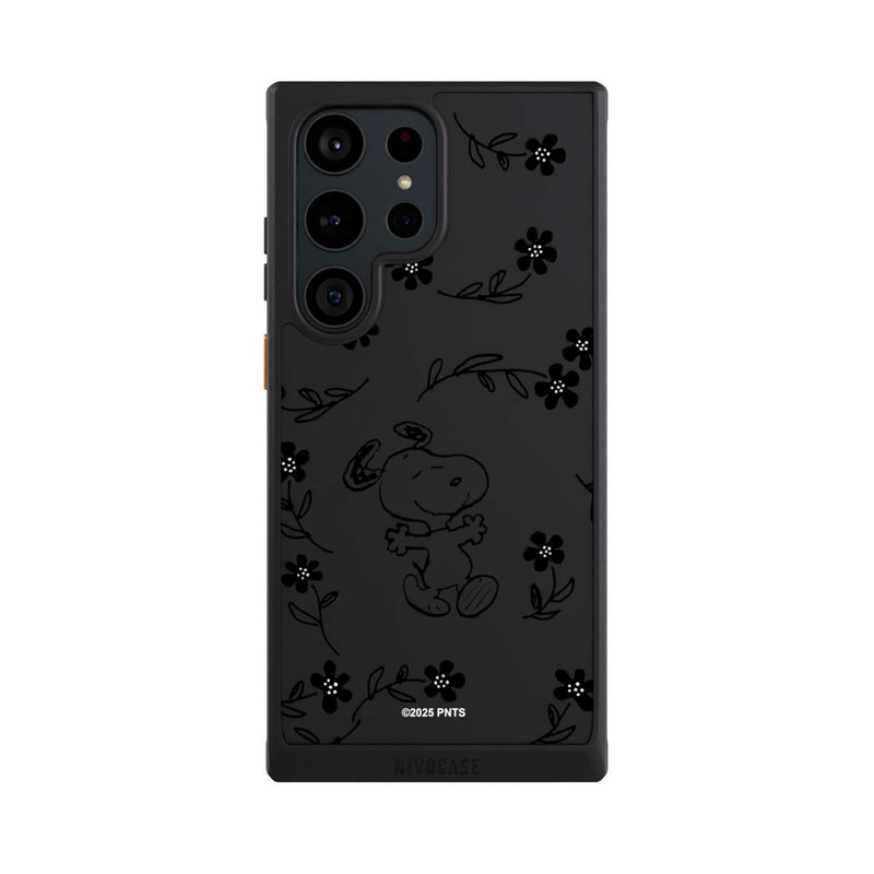 Galaxy S23 Ultra NIVOcore Snoopy und Flowers Transparent