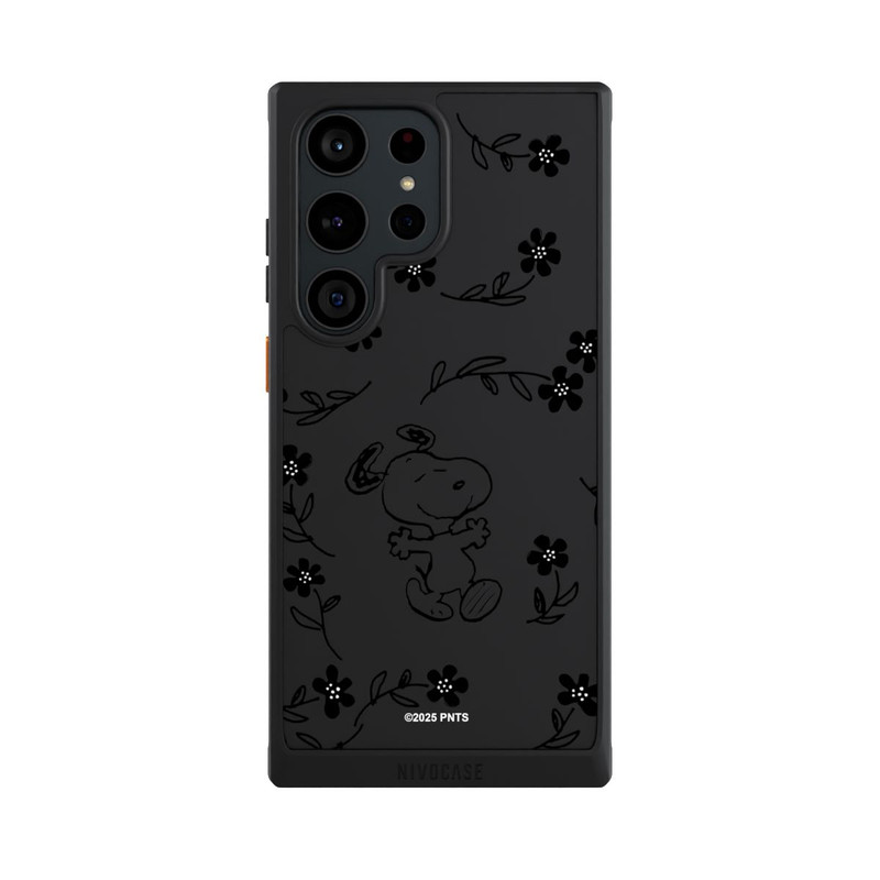 Galaxy S23 Ultra NIVOcore Snoopy und Flowers Transparent