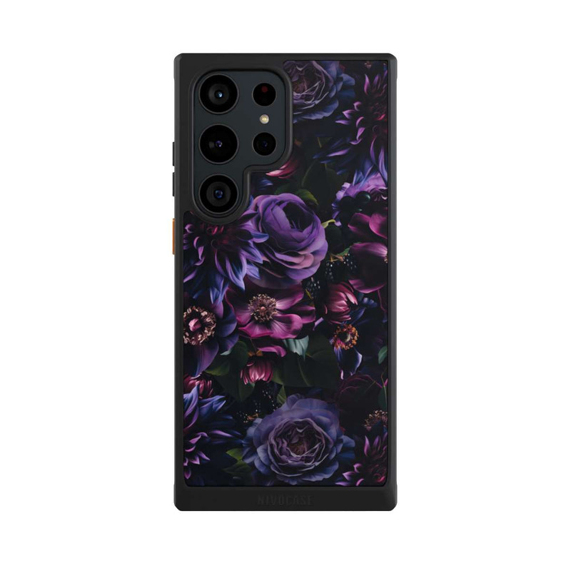 Galaxy S23 Ultra NIVOcore Dunkle Lila Blüten 