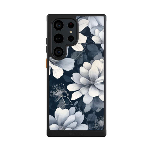 Samsung Galaxy S23 Ultra NIVOcore Negative Flower Blue White with AI