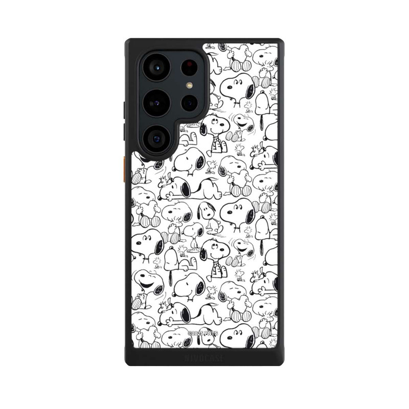 Galaxy S23 Ultra NIVOcore Classic Snoopy Pattern White