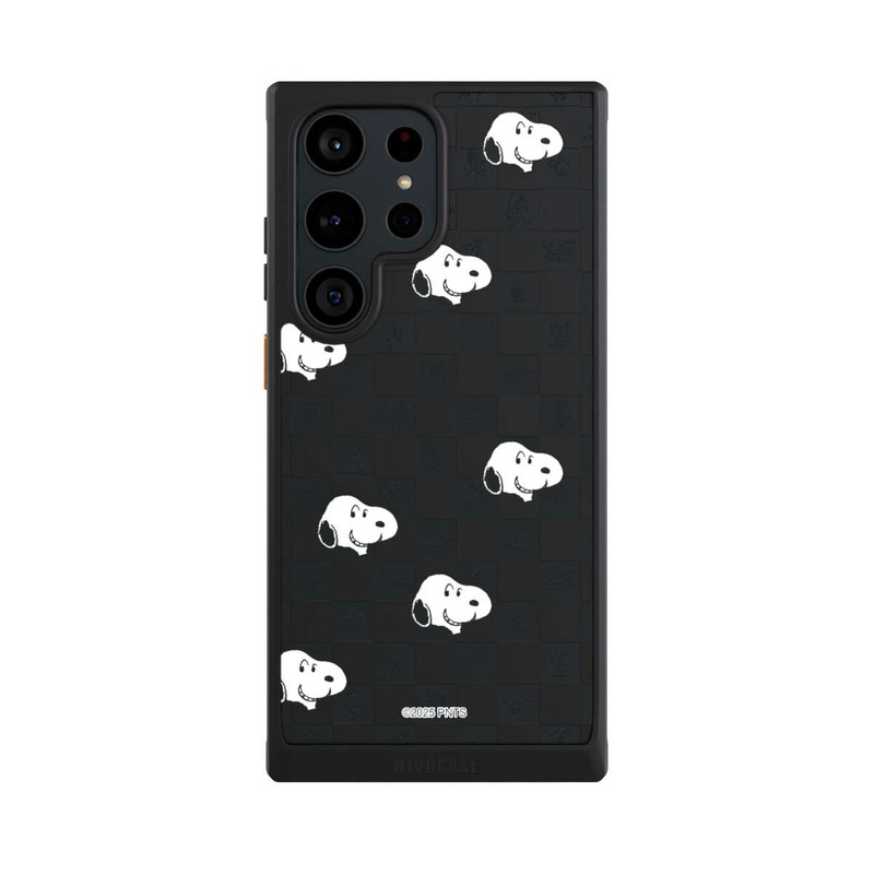Galaxy S23 Ultra NIVOcore Snoopy Checked Pattern