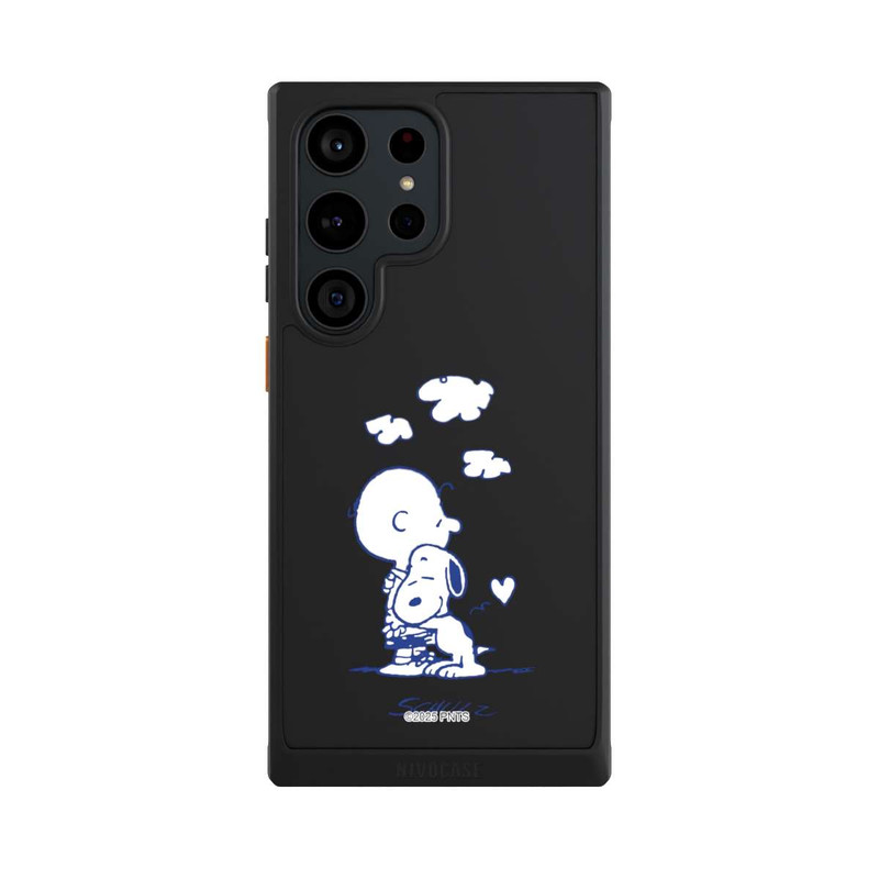 Galaxy S23 Ultra NIVOcore Peanuts Charlie Brown Snoopy Hug Transparent