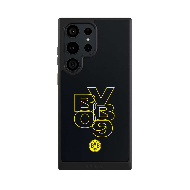 Galaxy S23 Ultra NIVOcore BVB09 Gelb Schwarz