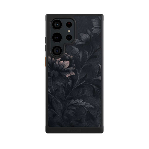 Samsung Galaxy S23 Ultra NIVOcore Dunkles Blumenmuster Vintage