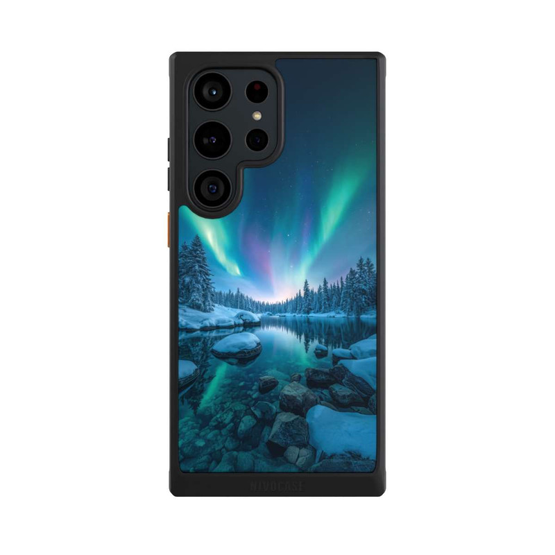 Galaxy S23 Ultra NIVOcore Aurores boréales Briller avec IA