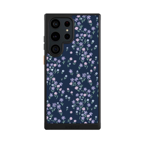 Samsung Galaxy S23 Ultra NIVOcore Dark Blue Floral Theme