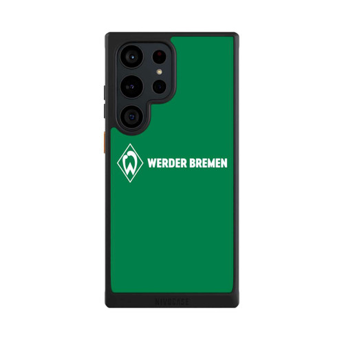 Samsung Galaxy S23 Ultra NIVOcore Werder Bremen Schriftzug Raute Grün