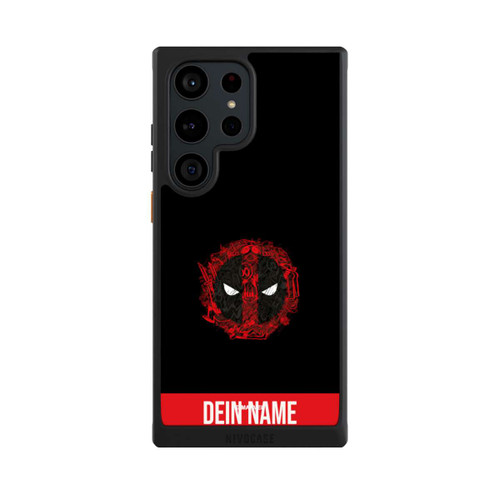 Samsung Galaxy S23 Ultra NIVOcore Deadpool Logo Personalisierbar