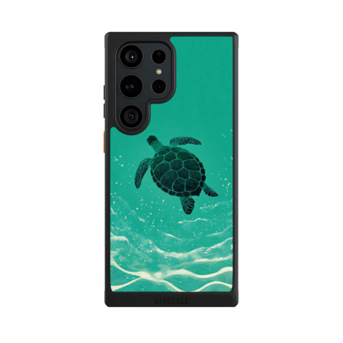 Samsung Galaxy S23 Ultra NIVOcore Turtle in the Ocean with AI