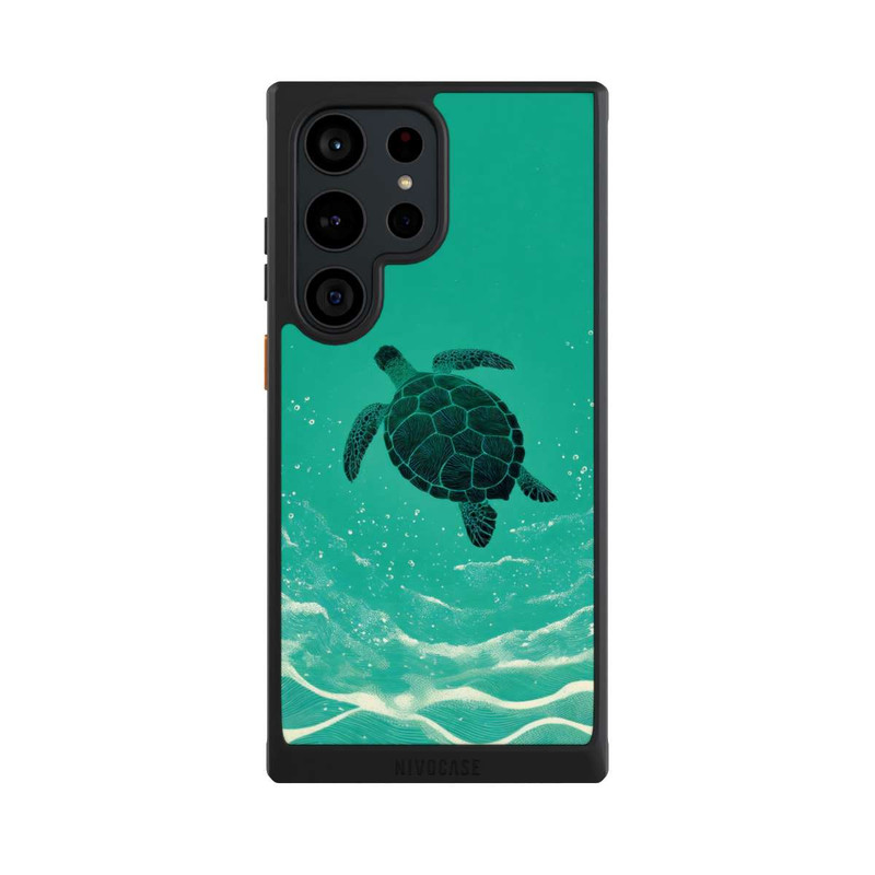 Galaxy S23 Ultra NIVOcore Turtle in the Ocean with AI