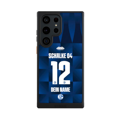 Samsung Galaxy S23 Ultra NIVOcore Schalke 04 Trikot Personalisierbar 26-27