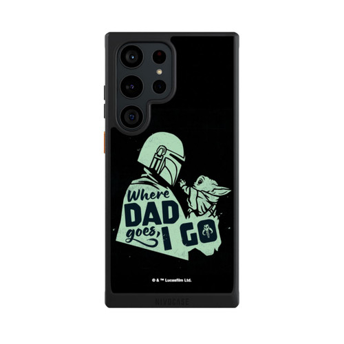 Samsung Galaxy S23 Ultra NIVOcore Grogu - Where dad goes,I go