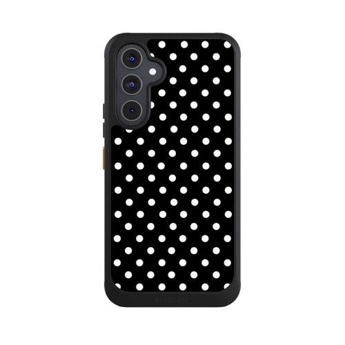 Samsung Galaxy A54 5G NIVOcore Polka Dots Schwarz und Weiß
